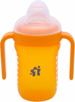 1st Step Matte Collection BPA Free Polypropylene Soft Spout Sipper with Twin Handles for Easy Grip