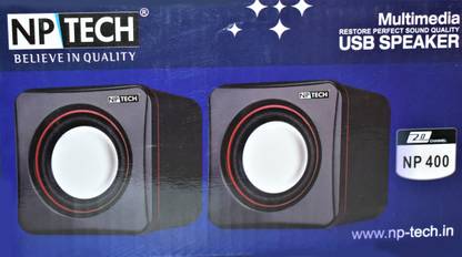 NP Tech NP 400 USB SPEAKER MULTIMEDIA RESTORE PERFECT SOUND QUALITY USB SPEAKER 200 W Laptop/Desktop Speaker