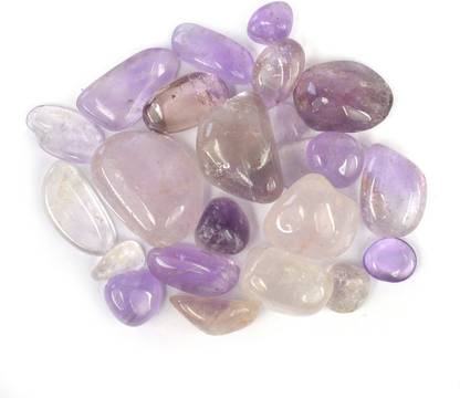 REIKI CRYSTAL PRODUCTS 100% Natural Crystal New-08-Ametrine-Tumble-stone-100gm Regular Asymmetrical Crystal Stone