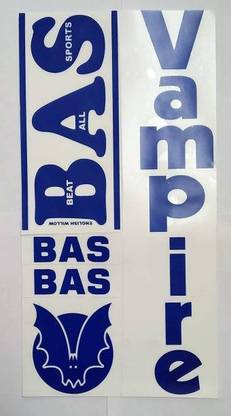 BAS DC VAMPIRE CRICKET BAT STICKER Bat Sticker