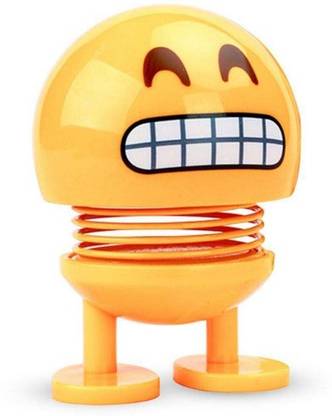 Pepino Superb loving Emoji Spring Doll For Car Dashboard and office table (Pack Of 1 )
