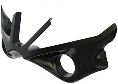 Rtech YAMAHA R15 V3 (R6) PROJECTOR MASK BLACK Bike Fairing Kit