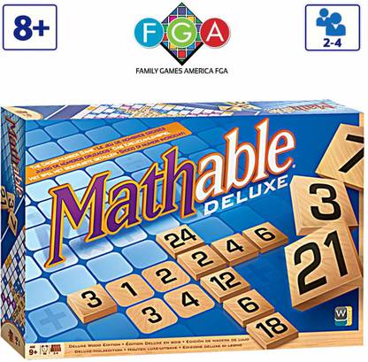 LDB ENTERPRISE Mathable Board Game,Perfect Challenge of Mathematical Equations,A Fun Game for The Whole Family with Simple Rules Board Game Accessories Board Game Accessories