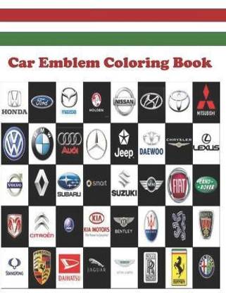 Car Emblem Coloring Book