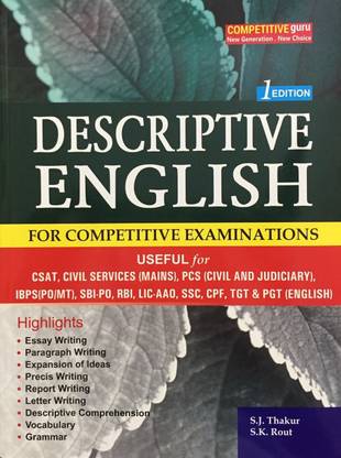 Descriptive English For Competitive Examinations