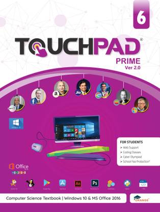 Touchpad Prime Version 2.0 - Class 7 (Windows 10 and MS Office 2016)