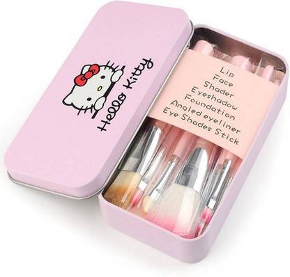 Hello Kitty Mini Pink Makeup Brush Set (Pack of 7)