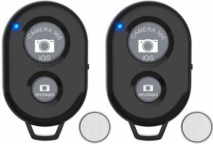 ZAMPEQ Bluetooth Camera Remote Shutter for Smartphones, Wireless Camera Remote Control Compatible with iPhone/Android Cell Phone (1 pcs.)  Camera Remote Control