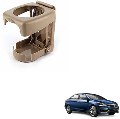 SEMAPHORE High Quality Foldable BEIGE Drink Holder For MARUTI CIAZ Car Bottle Holder
