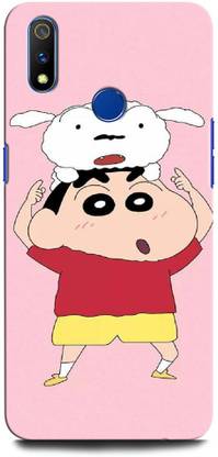 INTELLIZE Back Cover for Realme 3i RMX1827 SHINCHAN, CARTOON. FUNNY, CUTE, SHINCHAN CAT, CRAYON SHINCHAN
