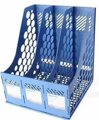 SMBT 3 Compartments Plastic File Rack