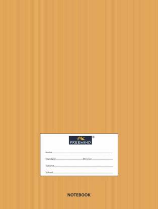 FREEMIND Motebook Regular Notebook Unruled 172 Pages