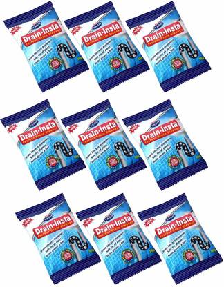 drain-insta Drainex drain Cleaner 7X50 gram pack powerful Powder Drain Opener