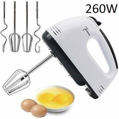 JMALL 260 W White Hand Blender, Electric Whisk
