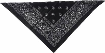 Moonwalk printed rumal ["Black"] Handkerchief