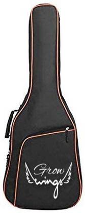 Grow wings Guitar Padded Bag Black & Red line Cover Case Soft Fabric Guitar Bag
