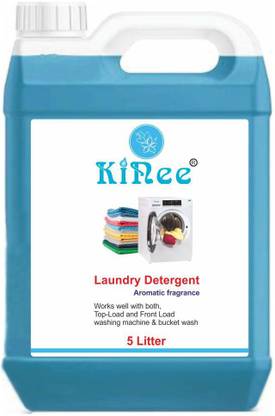 Kinee KT Liquid Detergent 5 Liter, Laundry Liquid for Fabric Care, Suitable for Top-Load and Front Load Machine Multi-Fragrance Liquid Detergent