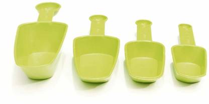 krenz Double Side Backing Measuring Cups & Spoons Set Measuring Cup Set, Plastic 4 Pcs (235 ml, 120 ml, 80 ml, 60 ml) Measuring Cup Set