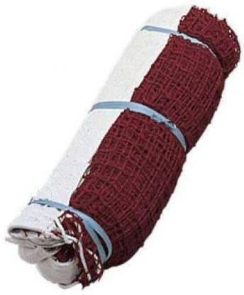 Bixxon Badmintion Net 21x2.5 Feet 4 Said tape 3 mm Dori Badminton Net (White, Brown) Badminton Net