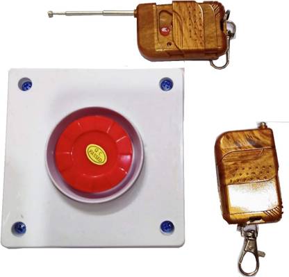jenix Wireless SOS Panic Button Siren , press remote button up to 100m distance to get SOS sound from siren Wireless Sensor Security System