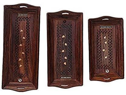 The Handwrytten Sheesham 3 Tray