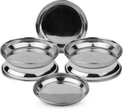 अकीरा Halva Plates / Breakfast Plates / Serving Plates (Diameter : 16 cm , 6 Pieces) क्वार्टर प्लेट