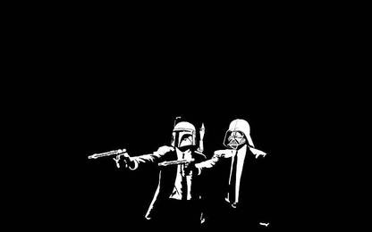 Star Wars Pulp Fiction Banksy Alternative Art Fun Matte Finish Poster Paper Print