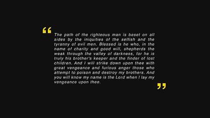 Pulp Fiction Quote Movies Holy Bible Matte Finish Poster Photographic Paper