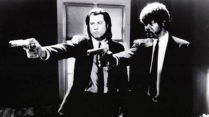 Movie Pulp Fiction Jules Winnfield Vincent Vega Matte Finish Poster Paper Print