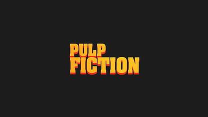 Pulp Fiction Quentin Tarantino Anime Ah My Goddess Matte Finish Poster Paper Print