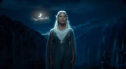Galadriel Cate Blanchett The Hobbit An Unexpected Journey Fantasy Art Matte Finish Poster Paper Print