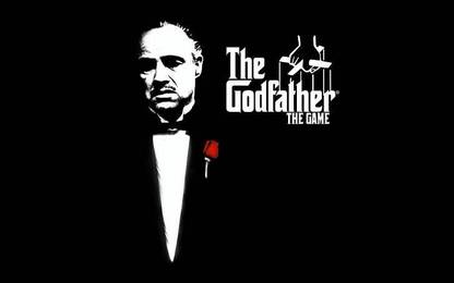Godfather Marlon Brando Don Vito Corleone Black Matte Finish Poster Paper Print