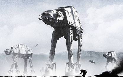 Robot Star Wars Art Walker Matte Finish Poster Paper Print