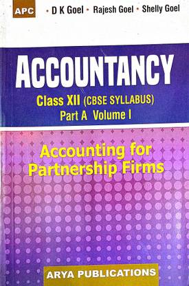 Apc Accountancy ( Part - A) ( Volume - I ) Class - 12