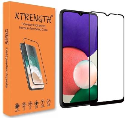 XTRENGTH Edge To Edge Tempered Glass for Infinix Smart 5A, Realme Narzo 50A, Realme C21, Realme Narzo 50i, Realme C25Y, POCO C31, POCO M3, Realme C20, Realme C21Y, Samsung Galaxy M12, Samsung Galaxy F02s, Samsung Galaxy M02, Samsung Galaxy M02s, Samsung Galaxy F12, Samsung Galaxy A12, Samsung Galaxy A03s, Realme Narzo 10, Realme Narzo 10A, Realme Narzo 20, Realme Narzo 20A, Realme Narzo 30A, OPPO A9 2020, OPPO A5 2020, Redmi 9, Redmi 9A Sport, Redmi 9A, Redmi 9 Power, Redmi 9 Activ, Redmi 9i, Redmi Note 8 Pro