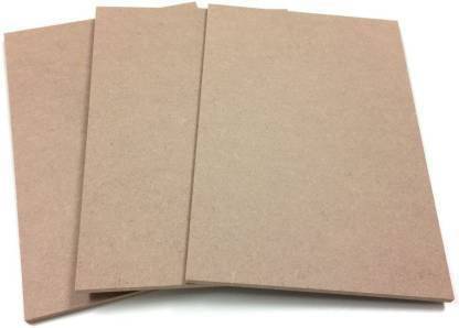 DI-KRAFT MDF Board sheet 3 Pcs Hardboard Sheets for Art and Crafts Pine Wood Veneer