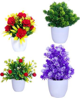 S Biv Multicolor Artificial Flower And Plant For Home Decor Or Office Décor Also - S Home Decor