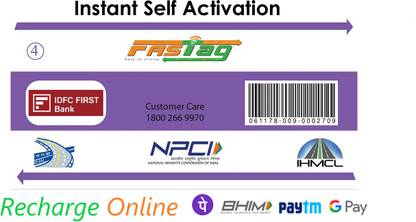 IDFC Fastag for Car
