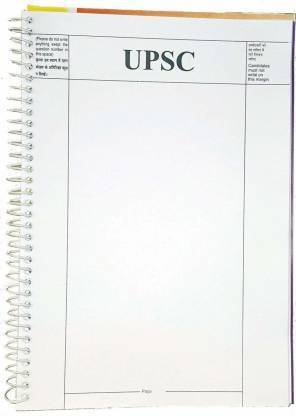 scruton upsc A4 Notebook ruled 300 Pages