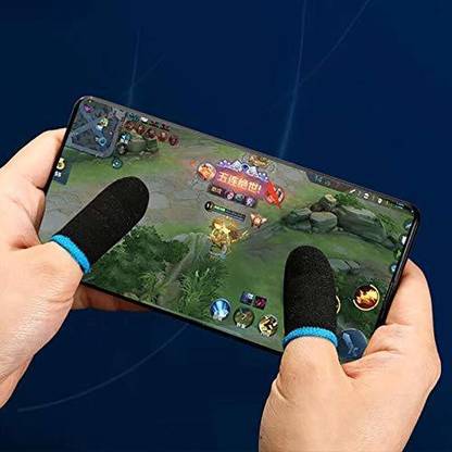 Ancestors combo pack of (4 pair)Thumb & Finger Sleeve for Mobile Gaming with (1 pouch) Finger Sleeve