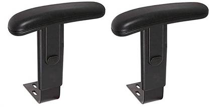 CSS T Shaped Soft P.U. Adjustable Chair Handle Kit for All revolving Chair/Computer & Boss Chair etc (with 10 Free Screw) Sofa Arm Rest