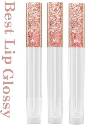 tanvi27 Lip Gloss Lip Plumper Makeup Glitter Nutritious Liquid Cherry Mineral Oil Clear Lip Gloss