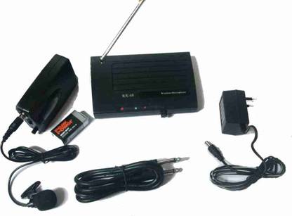 Amrit Rider Rx-68a vhf Series wireless Collar/Lappel Professional Wireless Collar Microphone with Wireless Receiver
