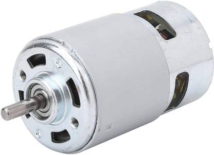 SSV CARE Motor, 775 Motor, Durable Anti-Rust 5Mm Shaft Diameter M4 Screw for High Revolution Speed Front And Rear DC Brushed Motor
