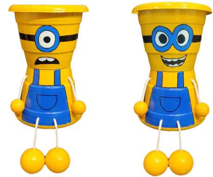 Planters Hub Minion pair designer plastic pot Plant Container Set