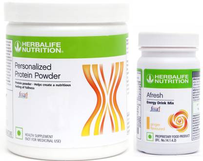 HERBALIFE PERSONALIZED PROTIEN POWDER 200g WITH AFRESH GINGER 50g SET OF 2 PCS Plant-Based Protein