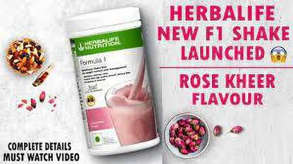 HERBALIFE Formula 1 Nutritional Shake Mix Rose Kheer 500 g Plant-Based Protein