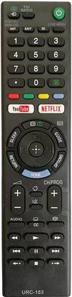 LipiWorld URC-153 LCD LED Smart TV Universal Remote Control with Function YouTube & Netflix Compatible for  Sony Remote Controller