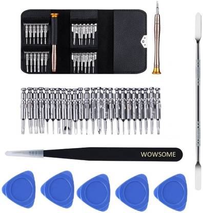 WOWSOME 25 in 1 mobile repairing Tools Kit With Pry Openers And Tweezers Precision Screwdriver Setÿÿ(Pack of 1)