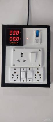Icalsonic Wooden board ,one 16/20 Amp combine , two 6/10 Amp socket and switche, digital volt and amme meter, 5 meter wire 16/20 Amp. Anchor Plug. 5  Socket Extension Boards